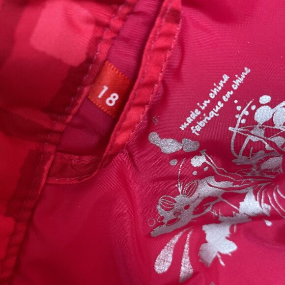 Spyder Snowboard Ski Snow Pants Girls Pink Print Size 18 - Picture 12 of 15